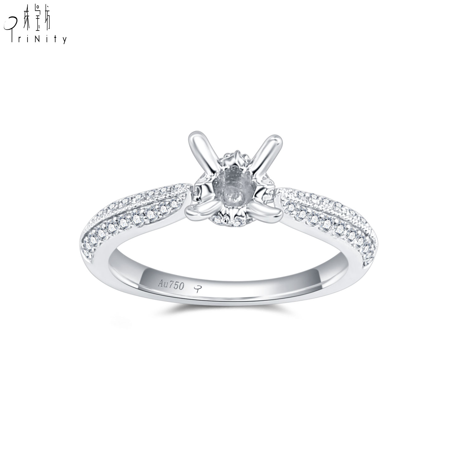 Oro blanco 18K