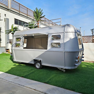 Remolque de Comida de Acero Inoxidable 304, Carrito Móvil para Café, Helados, Hamburguesas y Dulces, Cocina Completa - Product Image 1