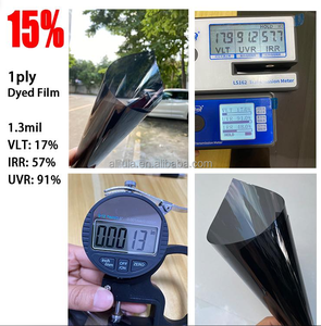 <span class=keywords><strong>Pegatina</strong></span> protectora para ventana de <span class=keywords><strong>coche</strong></span>, tinte de vidrio, película 3M, D-Bk20 Vlt 20%, mejora la <span class=keywords><strong>eficiencia</strong></span> energética, Control Solar/Solar, color negro azulado - Product Image 4