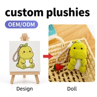 Porte-clés en peluche doux Panda Chien, adorable jouet en peluche animal, pendentif breloque de sac, mini poupée pour cadeau et promotion pour enfants