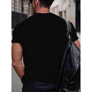 Herren Trendige Einfache Tiermuster T-Shirts Individuelles Design Smart Casual Mode Bestseller E-Commerce-Plattformen Gestrickt MOQ 2 - Product Image 2