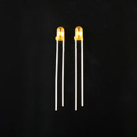 JuHong Bicolore Tri-Wavelength 3mm F3 LED Lampe 365nm 395nm 850nm 940nm IR Émetteur Récepteur Ovale Dip LED IR Émetteur Récepteur