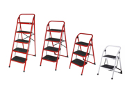 Échelle pliante réglable à 3 marches portable avec plateforme, échelle à marches en acier, échelle pliable pour la peinture
