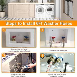 Tuyau d'arrivée d'eau chaude et froide manuel en acier inoxydable 304 de 1,8 m avec coude à 90 degrés pour usage extérieur et hôtelier – Offre Spéciale - Product Image 6