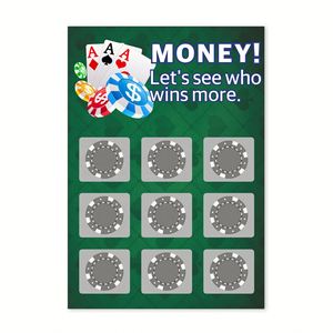 Tarjeta Rasca y Gana Estilo Póker, Impresión de Tarjetas de Premios Personalizadas para Promociones - Product Image 2
