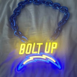 Nuevo Collar de Cadena con Luz LED de los <span class=keywords><strong>Philadelphia</strong></span> Eagles, Personalizado, para Celebrar y Animar - Product Image 5