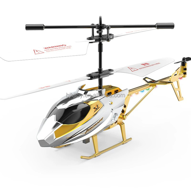 Wholesale Electric 2.5CH Infrared Remote Control Metal Helicopter with Colorful Flashing Outdoor Toys for Kids