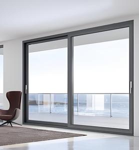 Puerta Corredera de Aluminio <span class=keywords><strong>con</strong></span> Rotura de Puente Térmico y Doble Vidrio Aislante <span class=keywords><strong>para</strong></span> Bodega y Sala de Estar - Product Image 4