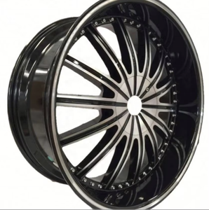 Jantes en alliage Flrocky Echo Concave Chrome 4X4, 20 et 22 pouces, Boss Black, pour SUV Ranger Rover Land Cruiser, pour MOZ <span class=keywords><strong>Alpine</strong></span> <span class=keywords><strong>R</strong></span> - Product Image 3