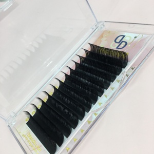 Velvet 0.03 0.05 0.07 Matte Dark Mega Volume Professional Lash Extensions Trays Custom Private Logo Box Package for Eye Makeup - Product Image 2