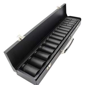 CLATOOL alta calidad 15 piezas 1/2 "Cr-Mo <span class=keywords><strong>Dr</strong></span>. Deep Impact Socket Set juego de herramientas de mano Kits para reparación de automóviles herramientas duraderas - Product Image 5