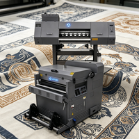 Printer DTF Digital ATUE 60cm Format Besar Transfer Langsung ke Film 2-Head XP600 Dimensi Cetak 600mm Menggunakan Tinta Pigmen
