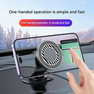 Support de tableau de bord de voiture magnétique à rotation flexible accessoires de montage de téléphone portable en métal <span class=keywords><strong>stable</strong></span> - Product Image 4