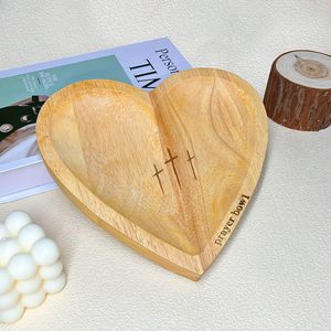 <span class=keywords><strong>Bol</strong></span> de prière en forme de cœur en bois, <span class=keywords><strong>bol</strong></span> religieux avec croix pour les cadeaux de congrégation chrétienne - Product Image 5
