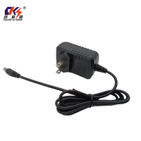 Alta calidad 3V 3A 9W fuente de alimentación montaje en pared Reino Unido enchufe AC DC adaptador con conector de 5,5*2,1mm para luces LED CCTV