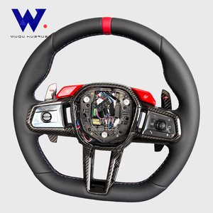 Volante de Fibra de Carbono Genuino de Alta Calidad en Negro para <span class=keywords><strong>BMW</strong></span> G20 G22 G26 G30 G60 G80 Id8 F90 G90 F97 F98 X3M X4M X5M X6M M3 5 - Product Image 5