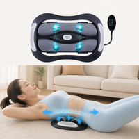 Masajeador Eléctrico de Cintura Ajustable Compatible con OEM, con 3 Niveles de Vibración, Pulso Eléctrico y Calor para Soporte Lumbar y Alivio del Dolor