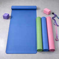 Tapis de yoga BSW écologique en PVC de 6 mm d'épaisseur, imperméable et résistant à l'usure, antidérapant pour la salle de sport et les entraînements privés