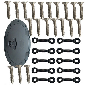 Kit de repuesto para cubierta de barco con tapa de escotilla de 8 pulgadas y accesorios para reparación de kayak y canoa - Product Image 4
