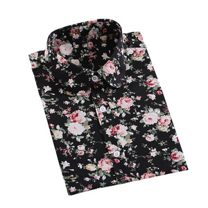 Chemisier à manches longues pour femmes, Vintage, à fleurs, col rabattu, à carreaux, été - Product Image 3