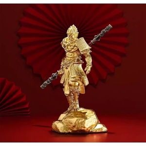 Statuetta in Resina Black Myth Wukong, Decorazione Anime e Videogiochi, Ornamento da Scrivania in Stile Antico Cinese, Arredamento Casa - Product Image 4