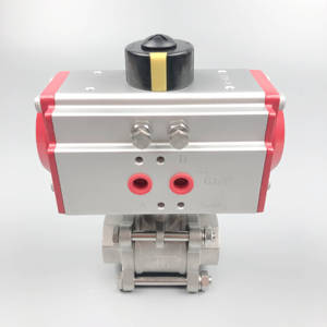 Usine directe DOWSON marque SS304 acier inoxydable haute température anti-poussière ciment robinet à boisseau sphérique ANSI pneumatique poussière rotatif - Product Image 6