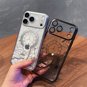 เคส TPU ชุบไฟฟ้าสุดหรูพร้อมเคสโทรศัพท์ฟิล์มเลนส์สำหรับ iPhone 17 PRO MAX เคสแผงวงจร - Product Image 3