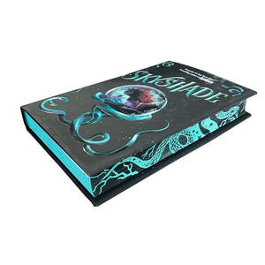 Livre de roman haut de gamme en papier épais avec jaquette en feuille d'aluminium et bords pulvérisés, impression de livres personnalisée, impression de livres à couverture rigide - Product Image 4