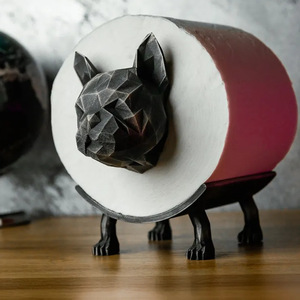 YOTO porte-rouleau de <span class=keywords><strong>papier</strong></span> toilette chien Animal Design créatif et intéressant porte-distributeur de serviettes en <span class=keywords><strong>papier</strong></span> de soie pour salle de bain maison - Product Image 6