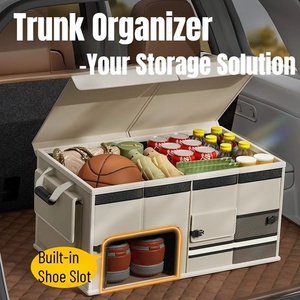 Caja de Almacenamiento para Auto, para Maletero y Uso en el Vehículo, con Compartimento para Zapatos, Material de Tela Oxford, Hecho en China - Product Image 3