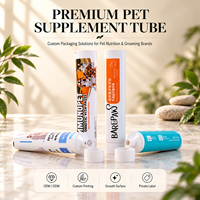 Tube d'emballage sous vide pour compléments alimentaires pour animaux de compagnie, isolation à l'air, emballage de nutrition fraîche pour la santé des chiens et des chats