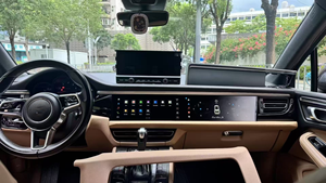 Kit de mise à niveau pour Porsche Macan modèle 95B avec écran principal LED Puck, connexion double écran, système d'exploitation Android, GPS, DSP - Product Image 4