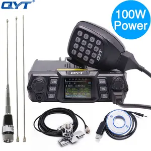 QYT KT-780 Plus 100 Watt Yang Kuat VHF 136-174mhz Ham Mobil Pemancar Radio Seluler KT780 200CH jarak Jauh amatir Transceiver