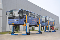 Maxima FC85W Nutzfahrzeug-Hebebühne 4-Säulen mit 8,5T Hubkapazität und 1850mm Max. Hubhöhe Hydraulische LKW-Hebebühne