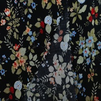 Tissu en coton 100% imprimé numériquement, imprimé petites fleurs, respirant, pour robes d'été pour filles et femmes, chemisiers, blouses