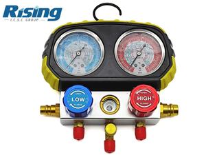 Manomètre numérique portable pour réfrigérant HY-8A04, ensemble en métal et caoutchouc, pour usage domestique, climatisation, connexion de valve à trois voies - Product Image 5