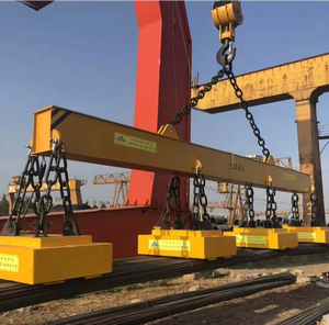 उच्च दक्षता आसानी से ऊर्ध्वाधर उठाने 6.5 टी स्टील कॉइल हैंडलिंग चुंबक लिफ्टर - Product Image 1