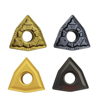 Vente en gros d'inserts triangulaires solides en carbure de tungstène pour tournage CNC, dureté HRC 45-65, haute précision, haute vitesse, durée de vie prolongée