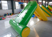 Ventes directes usine : Toboggan aquatique gonflable d'extérieur, équipement de parc aquatique, toboggan gonflable flottant pour piscine au sol