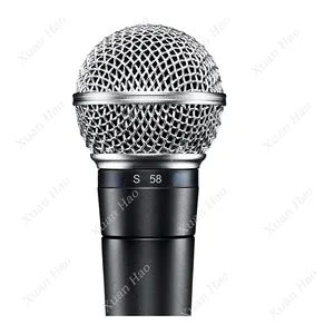 Micrófono Vocal de Karaoke S58 de alta calidad, micrófono dinámico con cable cardioide