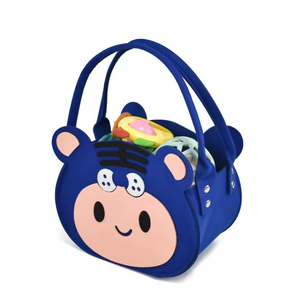 Tiger Handbaf <b>Storage</b> Fabric Animal <b>Felt</b> Foldable Toys <b>Storage</b> <b>Basket</b> - Product Image 5