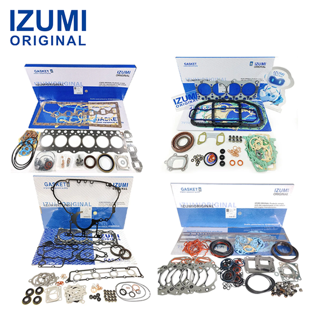IZUMI ORIGINAL D722 D1005 D1703 D1503 D902 L4508 D782 Tractor Piston Gasket Diesel Engine Rebuild Kits Spare Part for Kubota