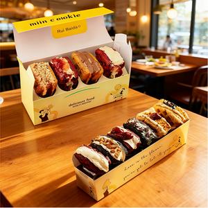 Logotipo Personalizado para Cajas de Papel de Grado Alimenticio para Pasteles, <span class=keywords><strong>Galletas</strong></span>, Donas y Pan en Lugares Específicos Durante <span class=keywords><strong>las</strong></span> Festividades - Product Image 4