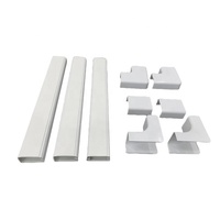 Canal de câblage en PVC solide ignifuge de Chine avec vis pour l'installation de fils électriques, résistant aux UV