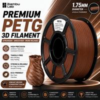 Filamen Cetak 3D FDM Grosir 124 1.75mm 1KG Spool Standar Bahan Printer 3D Matte Plus PETG 330m CE ROHS