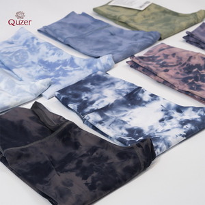 Wholesale High Quality Non Scrunch Compression Yoga Leggings Tie-dye Sports Running Gym Tights for <strong>Women</strong> - Product Image 2