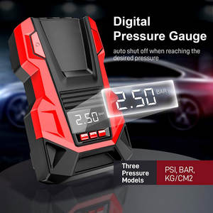 Compresseur d'air numérique pour pneus de <span class=keywords><strong>voiture</strong></span>, jauge de pression à double puissance, <span class=keywords><strong>gonfleur</strong></span> de pneus, 110v, <span class=keywords><strong>220v</strong></span>, AC/DC, livraison gratuite - Product Image 4