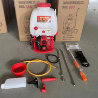 Semprotan Ransel Listrik Power Sprayer Pertanian Model 888 15L Mist Petrol Knapsack Sprayer