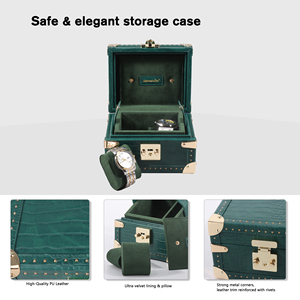 Custodia da viaggio retrò di lusso con dimensioni personalizzate per <span class=keywords><strong>orologi</strong></span> lussuosi portagioie <span class=keywords><strong>valigia</strong></span> personalizzata - Product Image 5