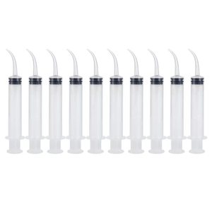 50 Ống Tiêm Tưới Nha Khoa Dùng Một Lần Đầu Cong Dụng Cụ Tiện Ích Trong Suốt Dụng Cụ 12CCInjector Dụng Cụ Chăm Sóc Răng Miệng Làm Trắng Răng - Product Image 6